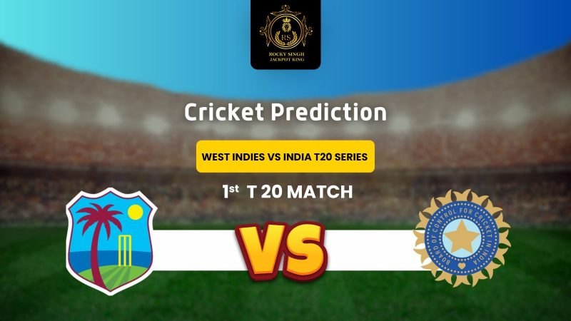 West indies vs India 1st T20