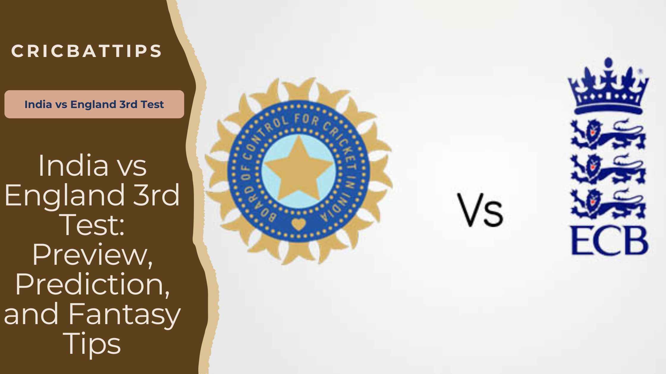 India vs England 3rd Test